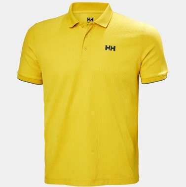 פולו גברים אושן טכני מנדף | Men's Ocean Qucik-Dry Polo Gold Rush M