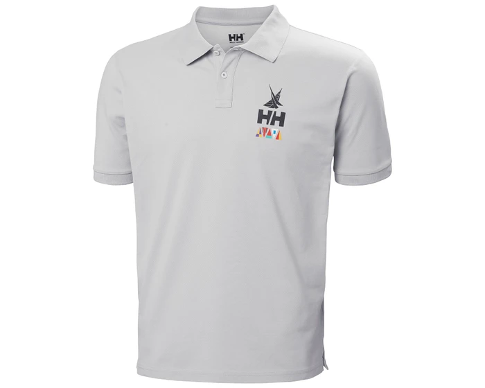 פולו גברים קוסטר מכותנה אורגנית | Men's Koster Polo Grey Fog S