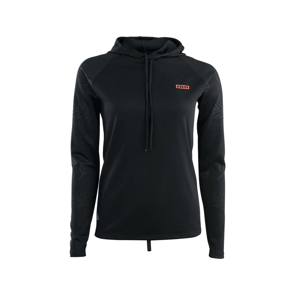 חולצת גלישה נשים הודי ION WETSHIRT 36-small שחור - extra-small-34, שחור