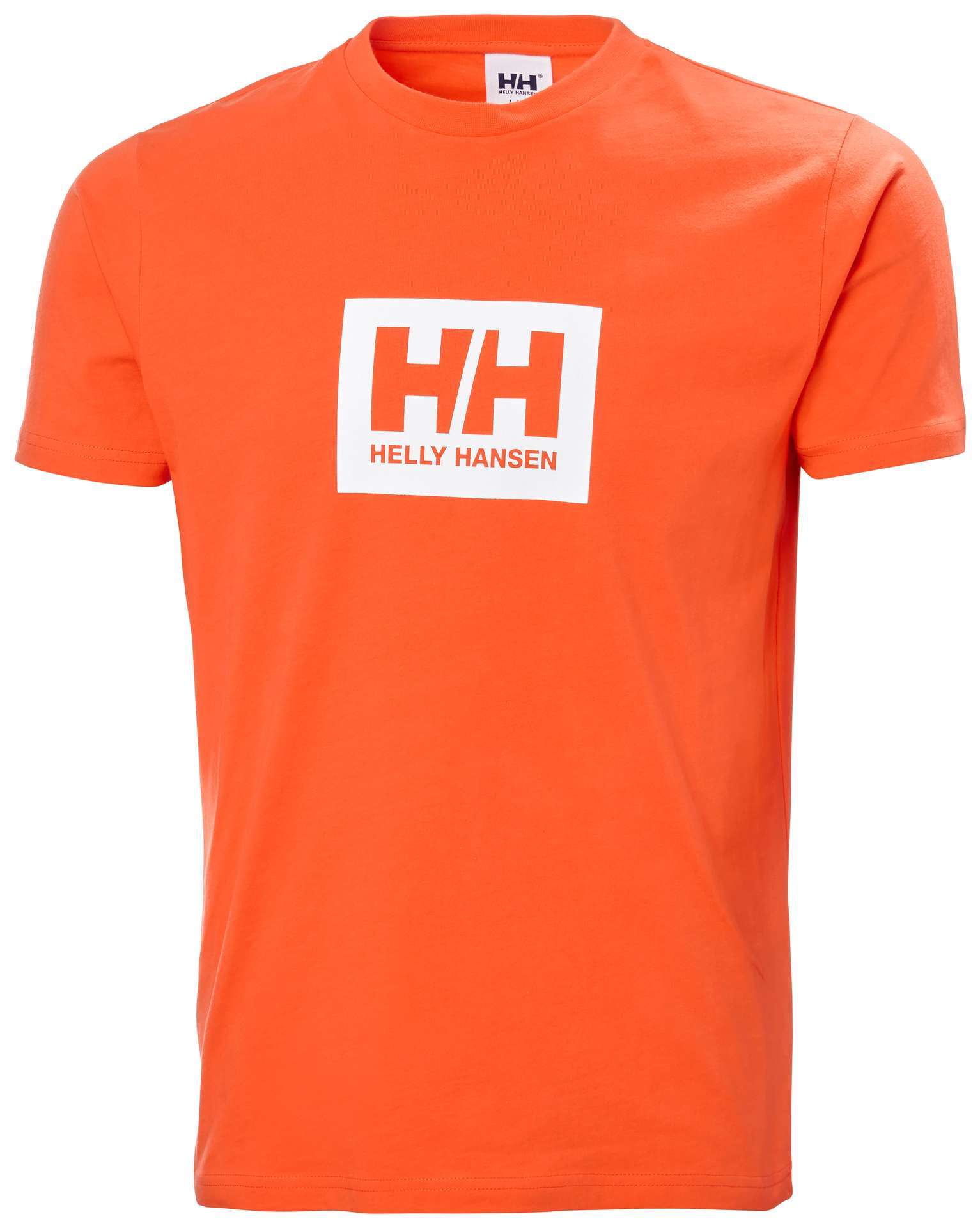 חולצת "לוגו תיבה" מכותנה אורגנית | Men's HH Box T-Shirt Lav Green 2XL