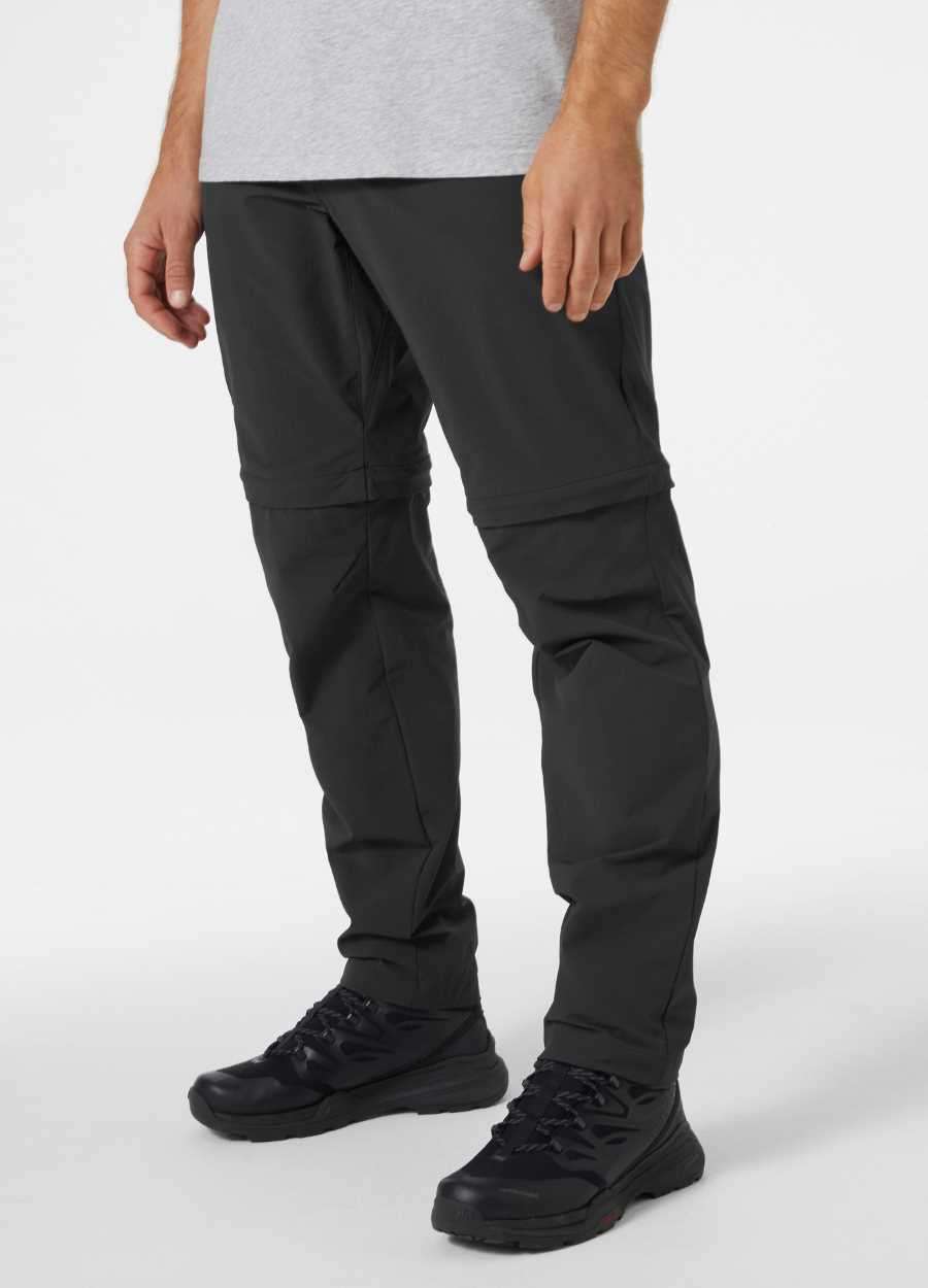 מכנסי סופטשל מתקצרים 2 ב 1 ברונו | Men's Brono Softshell Zip Off Pants Ebony L