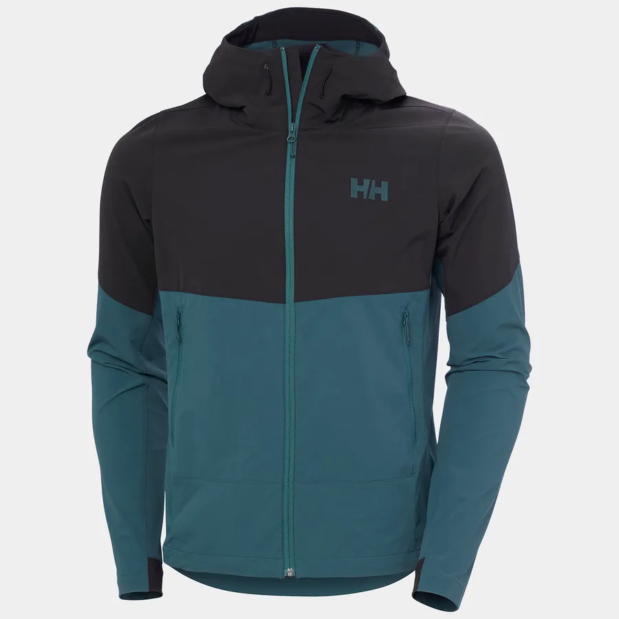 ג'קט סופטשל בלייז עם ברדס לגברים | Men's Blaze Hooded Softshell Jacket Dark Creek S