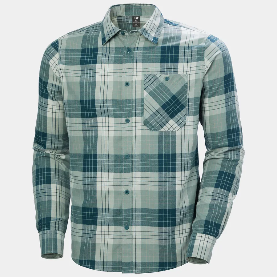 חולצה מכופתרת אייקר מפלאנל | Men's Aker Flannel Long Sleeve Shirt Dark Creek S