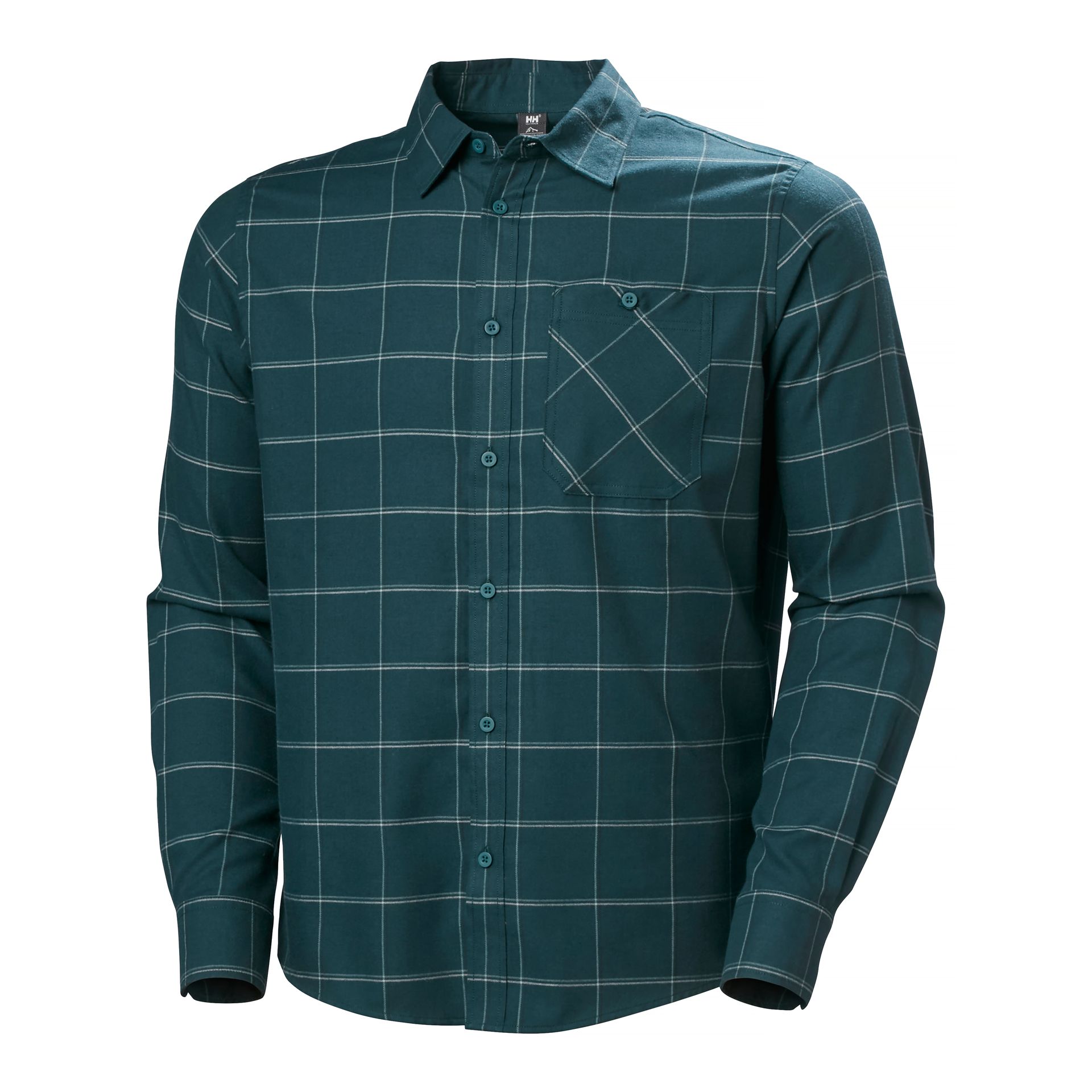 חולצה מכופתרת אייקר מפלאנל | Men's Aker Flannel Long Sleeve Shirt Dark Creek S