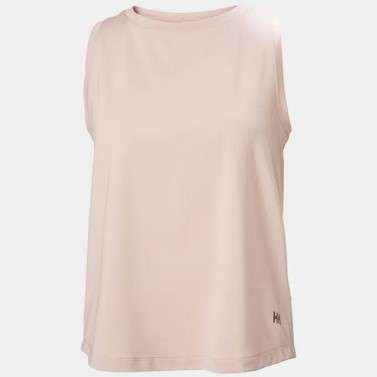גופיית נשים טכנית מפוצלת בגב | Women’s Tech Split Back Tank Pink Cloud M