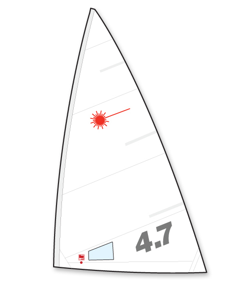מפרש לייזר LASER 4.7 / ILCA 4