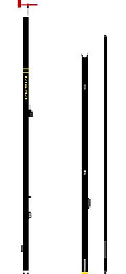 סט תורן + מנור + גף MAX 55 mm